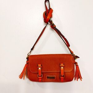 SIMPLY NOELLE brown purse with copper buckle